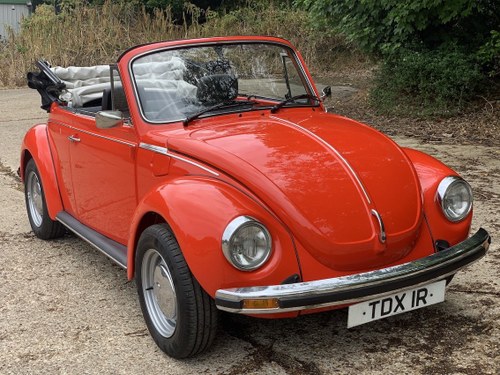 1977 UK Right Hand Drive Karmann Cabriolet VW Beetle SOLD