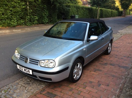 2000 Stunning VW Golf Cabriolet with ONLY 36,000 MILES For Sale