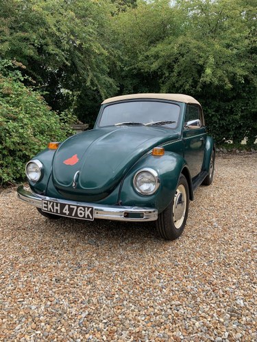 1972 VW Beetle Karmann Cabriolet Matching numbers For Sale