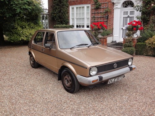 1983 Very original Golf MK 1 GL Owned by same family for years SOLD