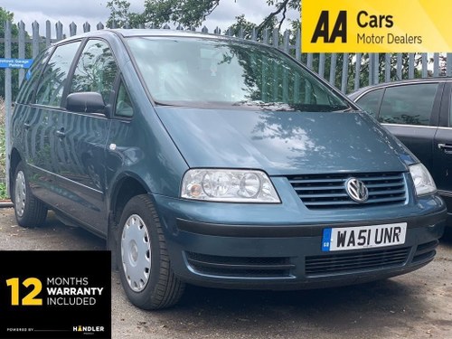 2001 Volkswagen Sharan 2.0 S 5dr DISABLED WHEELCHAIR ACCESS SOLD