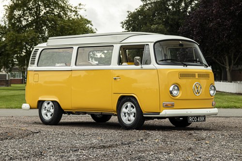 1972 VW T2 Bay Window Camper Fresh & Extensive Restoration For Sale by Auction