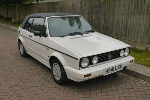 1991 VW Golf  MK1 1.8 Clipper Cabriolet For Sale