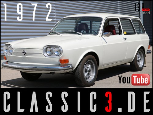 1972 Volkswagen 411 LE VARIANT TYPE4 ORIGINAL & BEAUTIFUL In vendita