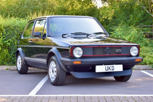 VW VOLKSWAGEN GOLF MK1 GTI BLACK 3 DOOR 1983 In vendita