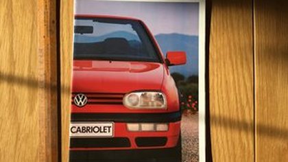 Golf Cabriolet brochure 1995
