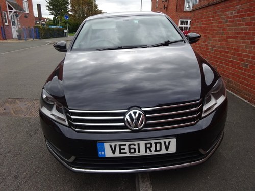 FACE LIFT PASSAT 2012 140 BHP IN BLACK WITH TOW BAR NEW MOT For Sale