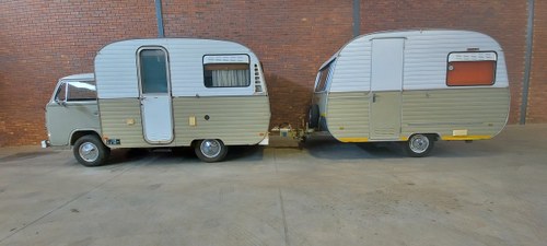 1975 VW Jurgens Autovilla & matching 1972 Caravan For Sale