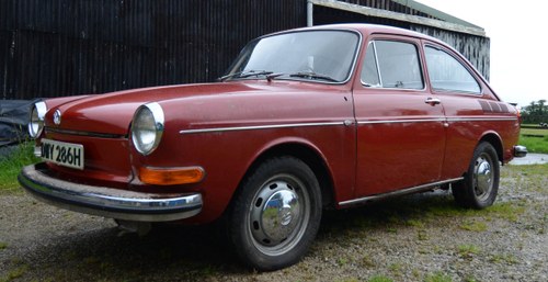 1970 VW 1600 TL Fastback – Type 3 – 33,000 miles  SOLD