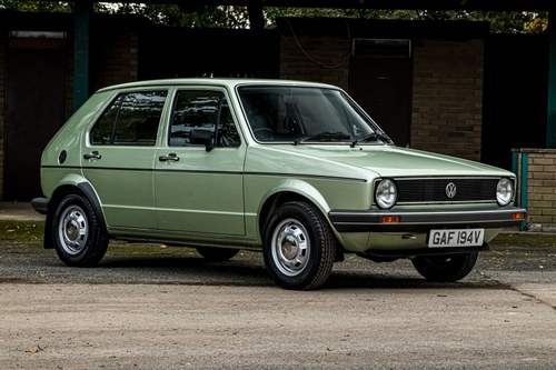 1980 VOLKSWAGEN GOLF MK 1 GLD (738 MILES) No Reserve For Sale by Auction