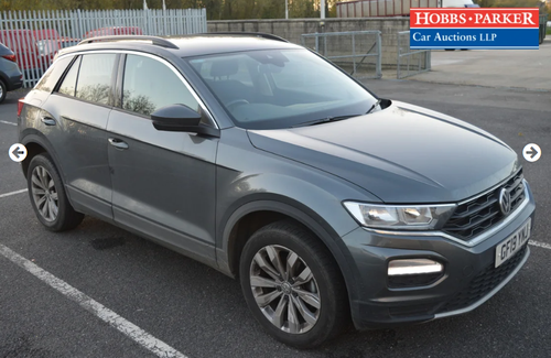 2019 VW T-Roc SE TDI 17,336 Miles for auction 25th For Sale by Auction