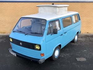 1981 VOLKSWAGEN CAMPERVAN T25 T3 // 1700cc // Caravelle VERKAUFT