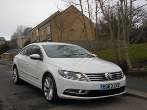 2013 VW CC 2.0 TDI GT Bluemotion DSG + White + RED Leather SOLD