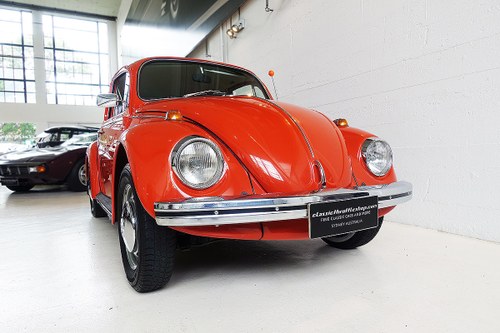 1970 Superb AUS del. Beetle 1500, Signal Orange, service history VERKOCHT