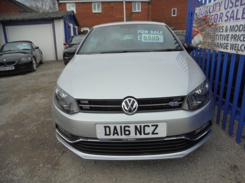 2015 GT POLO 3 DOOR IN SLIVER WITH GREY TRIM SMART LOOKING CAR For Sale