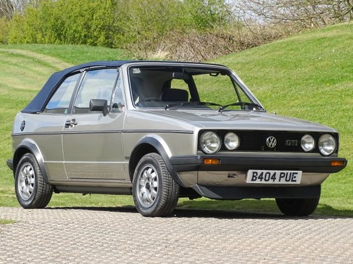 1985 Volkswagen Golf GTi Cabriolet 27th April For Sale by Auction