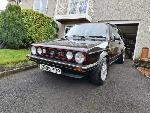 1986 Volkswagen Golf 1.8 GTi Convertible 8V by GTi Engineeri For Sale by Auction