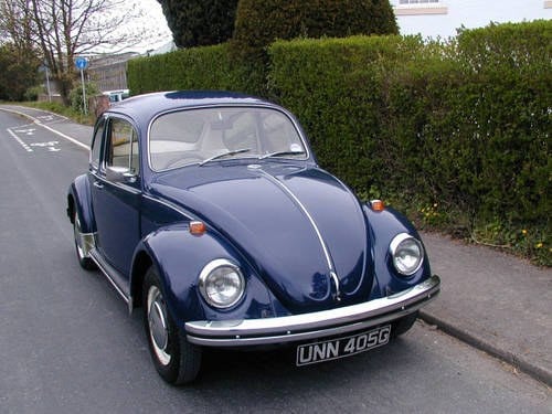 1968 Navy blue Volkswagen Beetle 1300 SOLD