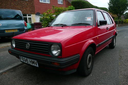 1988 VOLKSWAGON GOLF CLASSIC CAR AUTOMATIC 63000 £495 SOLD