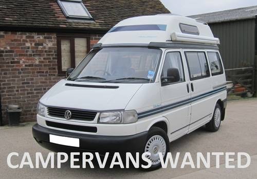VW T4 & T5 campers and vans Wanted