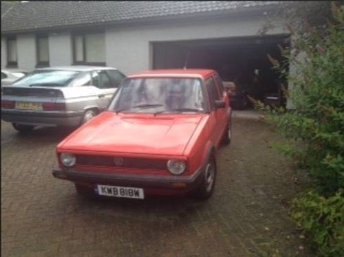 1981 GREAT VALUE MK1 GOLF GTI SOLD