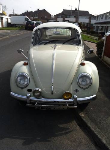 Volkswagen Beetle Deluxe (1965) Pearl white For Sale