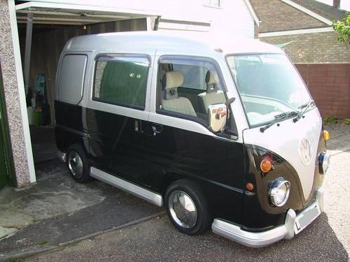 1994 VW Samba REPLICA microvan Black/Silver VERKAUFT