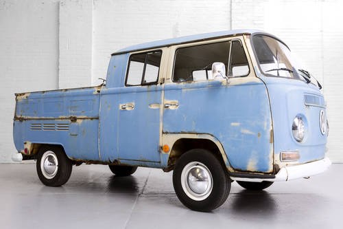 LHD 1969 T2 Volkswagen VW Double Crew Cab Pick Up Truck For Sale