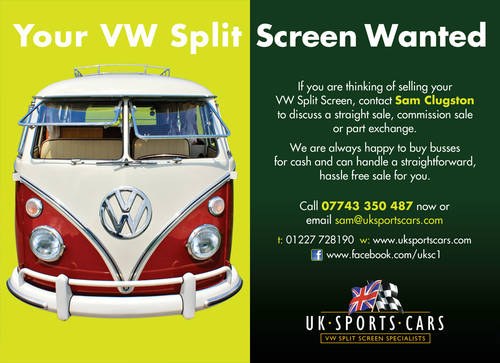 1965 VW Split Screen Purchasing Services For Sale