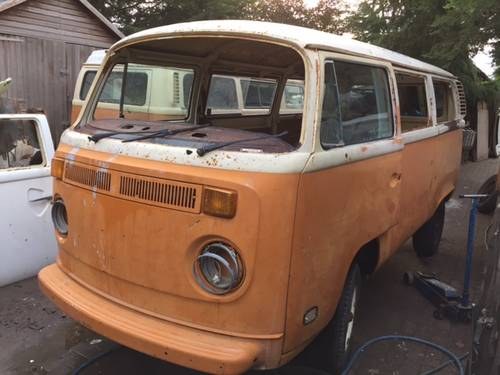 1978 VW Bay window Camper Bus Project Tin Top SOLD