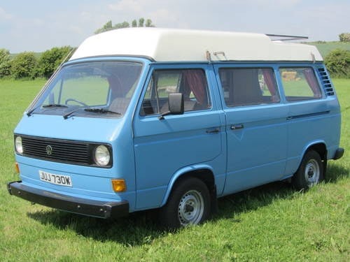 1980 Volkswagen Camper only 74,000 miles from new For Sale VERKOCHT