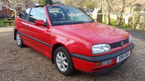 **JUNE AUCTION** 1998 Volkswagen Golf Cabriolet For Sale by Auction