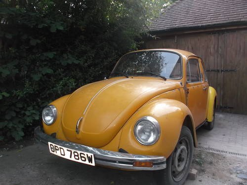 Vw Beetle 1303 LHD  1976 Project car For Sale