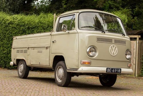 1971 Volkswagen T2a Pritsche in originalzustand VERKAUFT