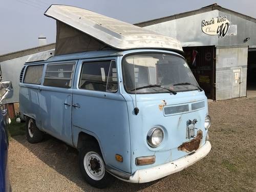 1970 VW Westfalia Campmobile 70 LHD (US Import) Project For Sale