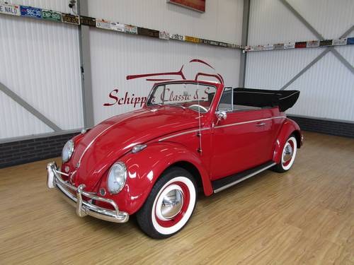 1961 Volkswagen Beetle 1200 Convertible For Sale