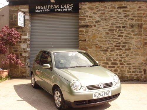 2002 52 VOLKSWAGEN LUPO 1.0 SE 42538 MILES SUPERB. SOLD