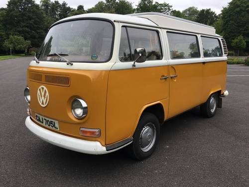 AUGUST AUCTION. 1972 VW Camper For Sale by Auction