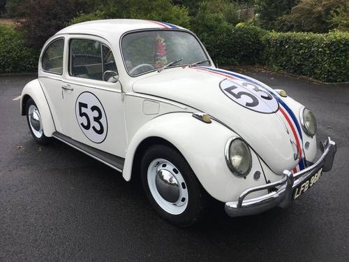 AUGUST AUCTION. 1971 Volkswagen Beetle 1300 'Herbie' For Sale by Auction