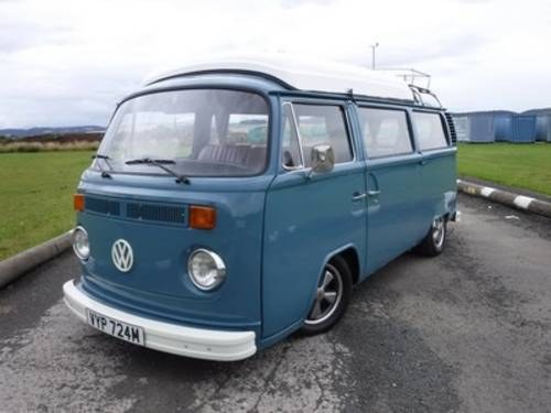 1974 Volkswagen Bay Window Camper For Sale by Auction