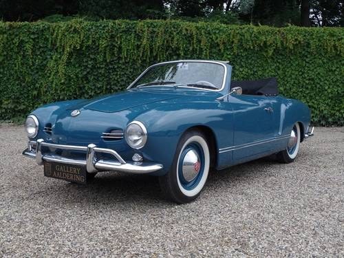 1958 Volkswagen Karmann Ghia 'Low Light" rare first series! For Sale
