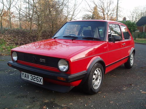 1982 Volkswagen Golf GTi for sale by auction @EAMA 16/9 In vendita all'asta