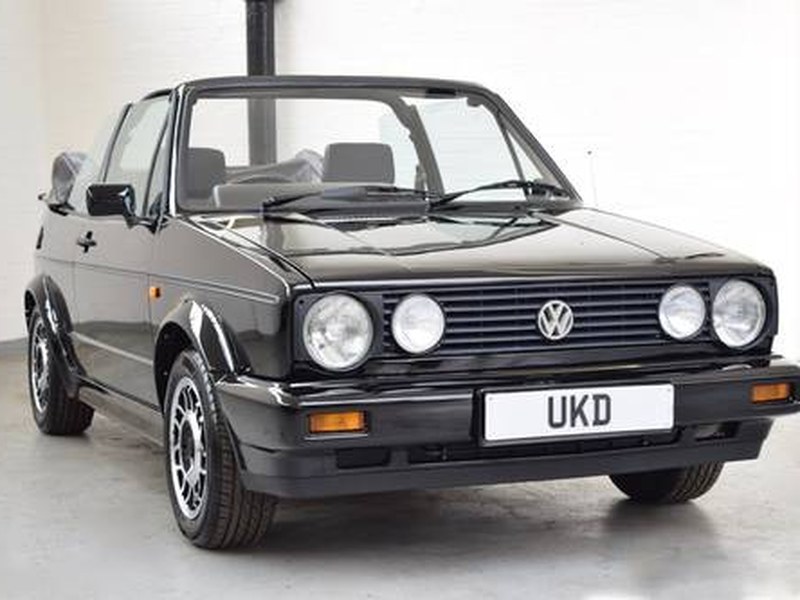 VW VOLKSWAGEN GOLF MK1 GTI 1.8 1991 BLACK CABRIOLET