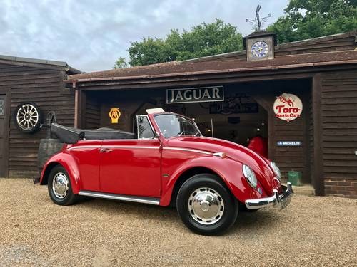 1966 '66 VW BEETLE KARMANN CONVERTIBLE 1300 R.H.D! VENDU