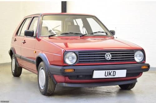 VW VOLKSWAGEN GOLF MK2 1.3 5DR RED 1988 SOLD