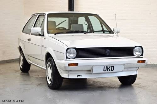 VW VOLKSWAGEN POLO MK2 1.3 BOULEVARD COUPE WHITE 1985 SOLD