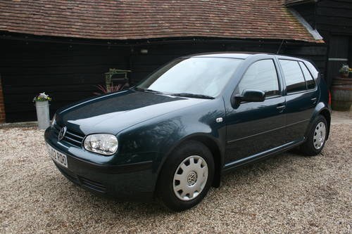 2002 rare low mileage with good service history vw golf 5 door   For Sale