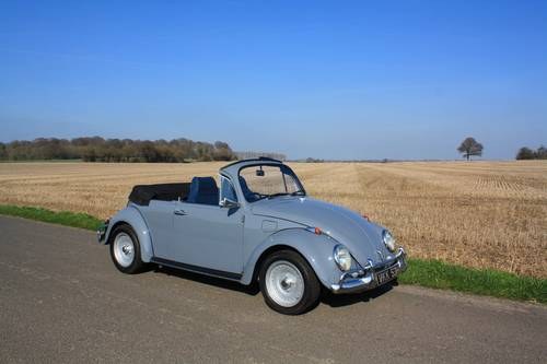 Volkswagen Beetle Convertible – Right Hand Drive – 1970. For Sale