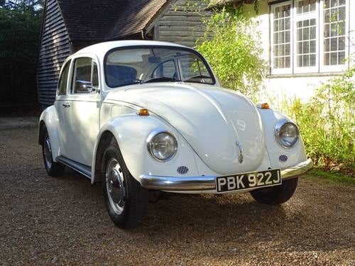 1970 Superb and original Beetle 1200,matching numbers. SOLD