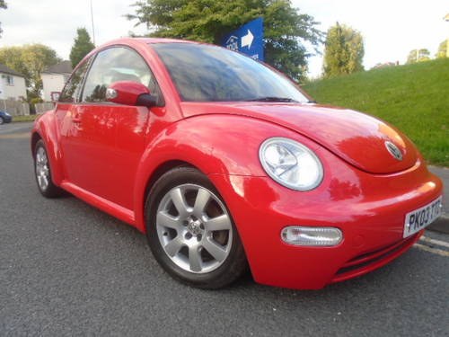 Vw Beetle 1.6, 2003 (03) reg, Red, 3 dr, Only 64k, For Sale
